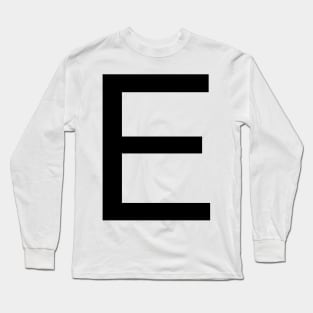 Helvetica E Long Sleeve T-Shirt